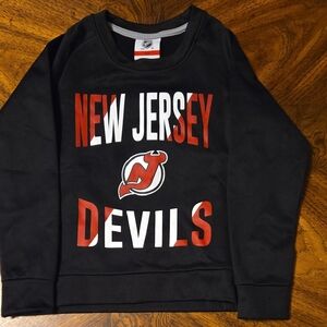 NHL New Jersey Devils Black Red Hoodie